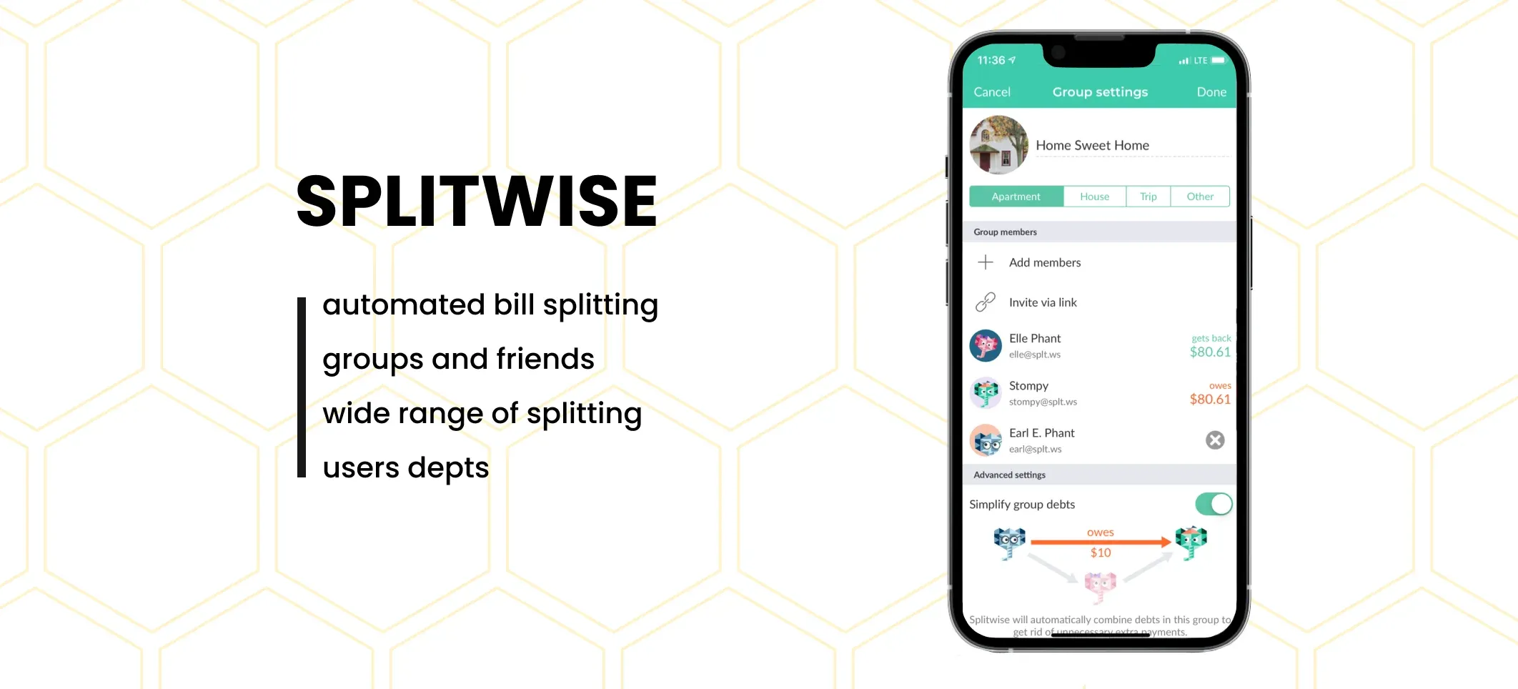 Splitwise React Native App